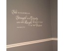 Strength and Dignity, without Fear - A gentle woman Decal - An independant female Decal